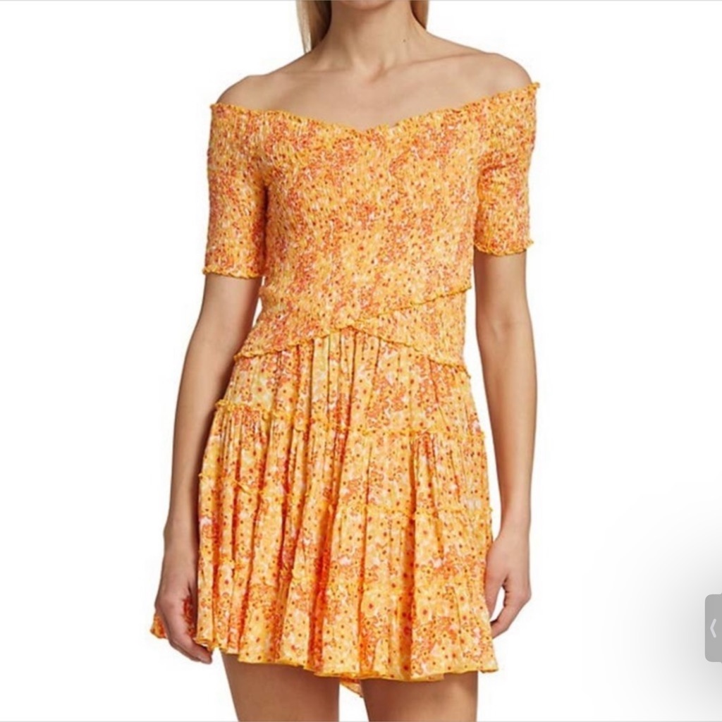 Poupette St Barth Soledad Mini Dress Sz S/Small
